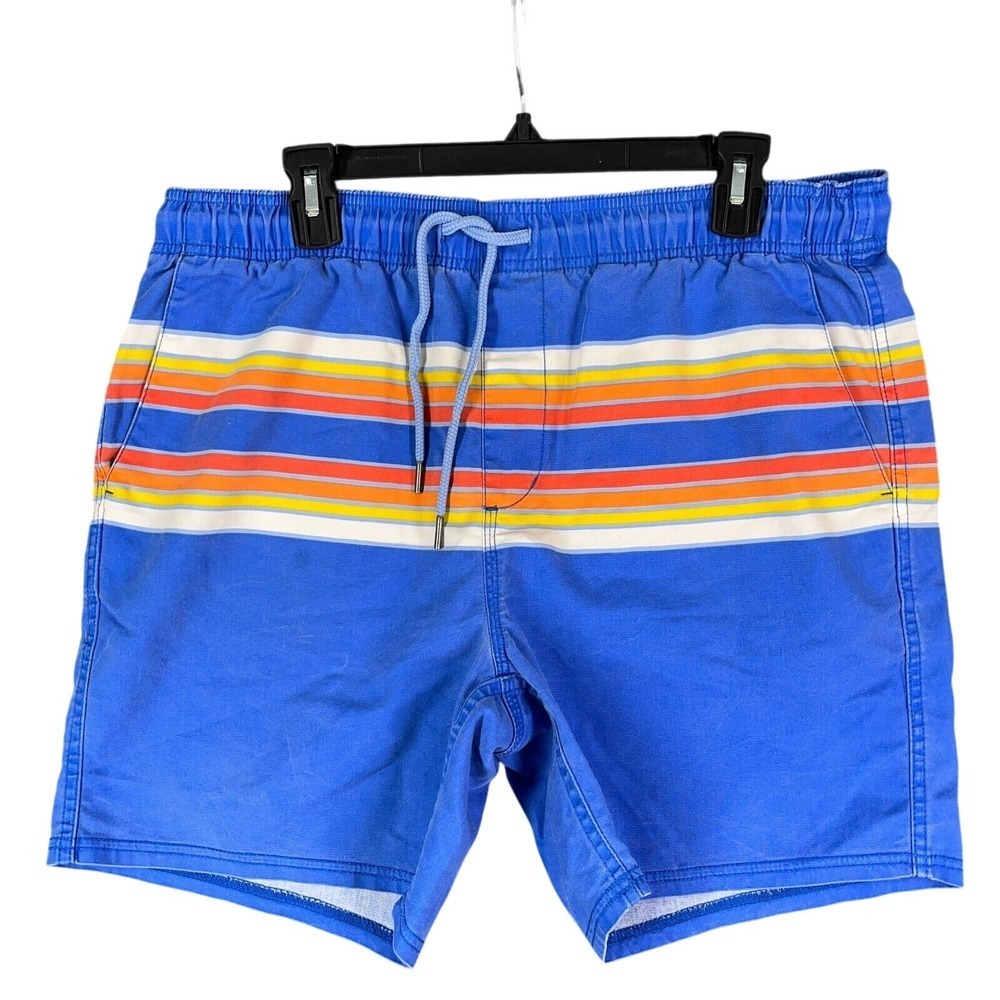 Rowdy Gentleman Shorts Mens L Swim Trunks Drawstring Coastal Surf Resort Classic
